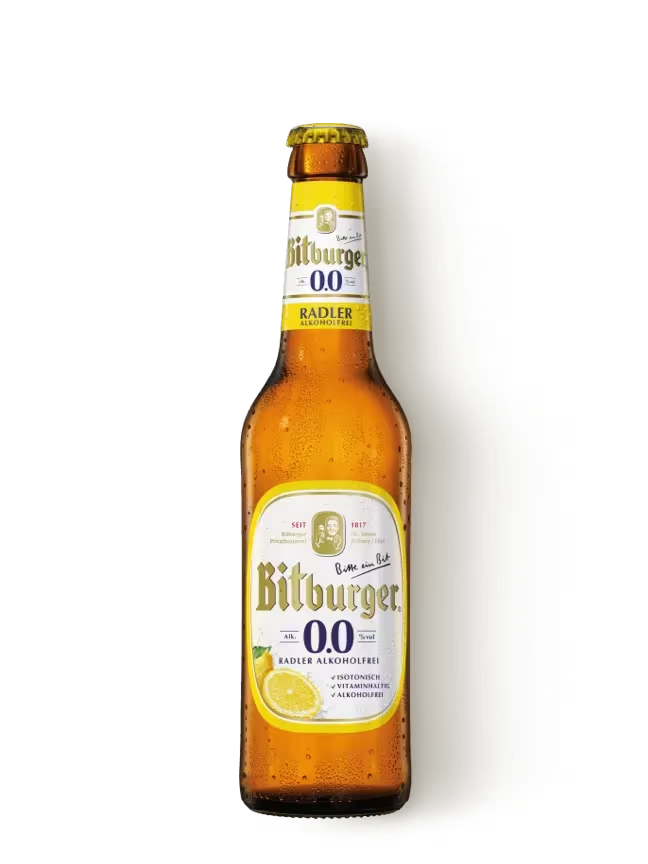 Bitburger Radler Alkoholfrei 0,0% 24x0,33l MW
