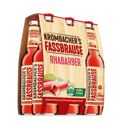Krombacher Fassbrause Rhabarbar 6x0,33 l MW