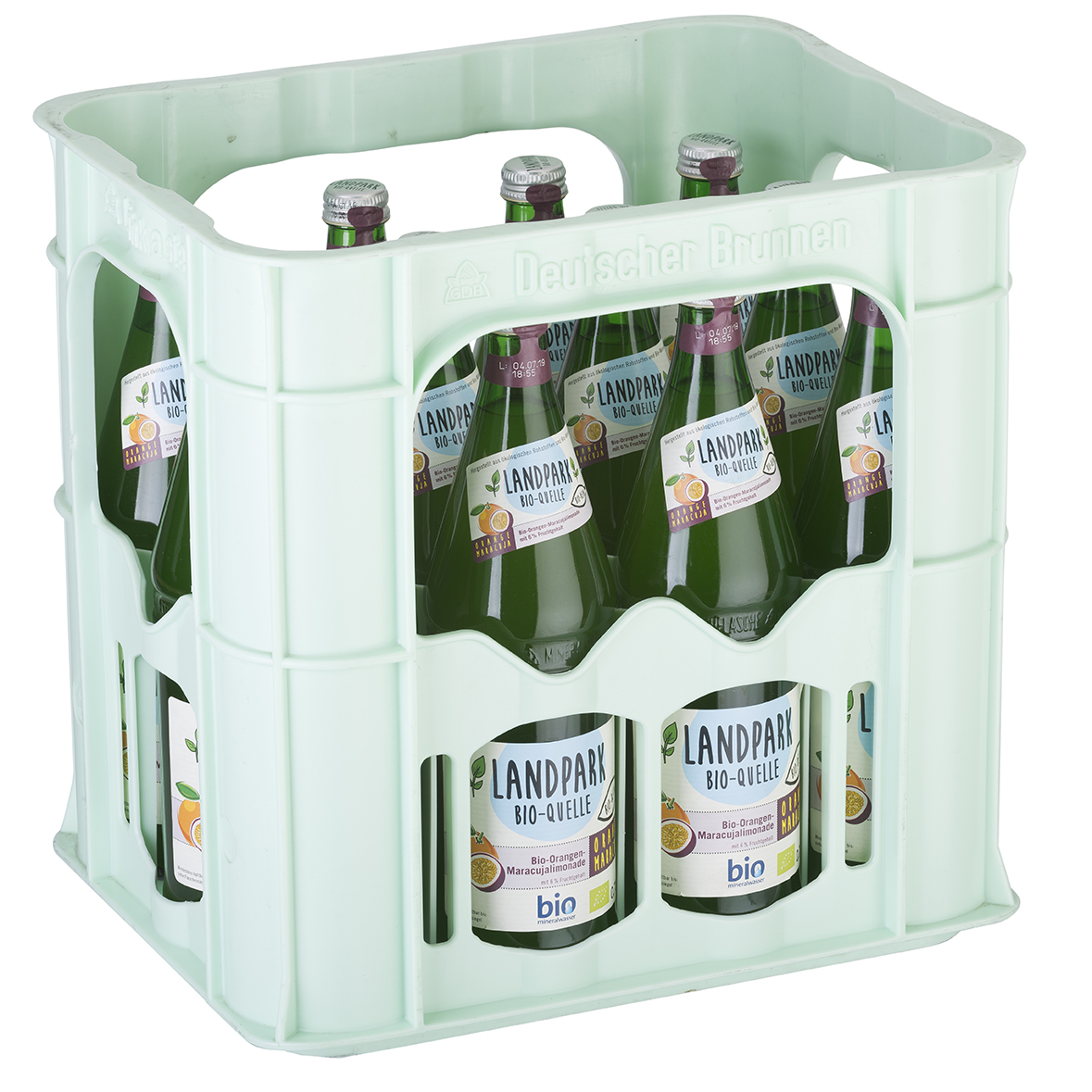 Landpark Bio-Quelle Orange Maracuja 12x0,7l (Glas) MW 