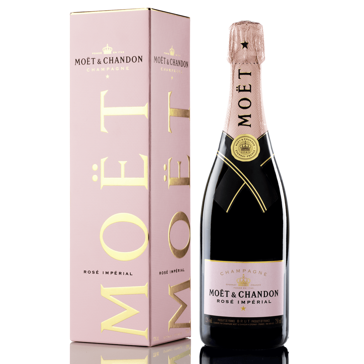 MOET & CHANDON Champagne Brut Rose Impérial 0,75L EW