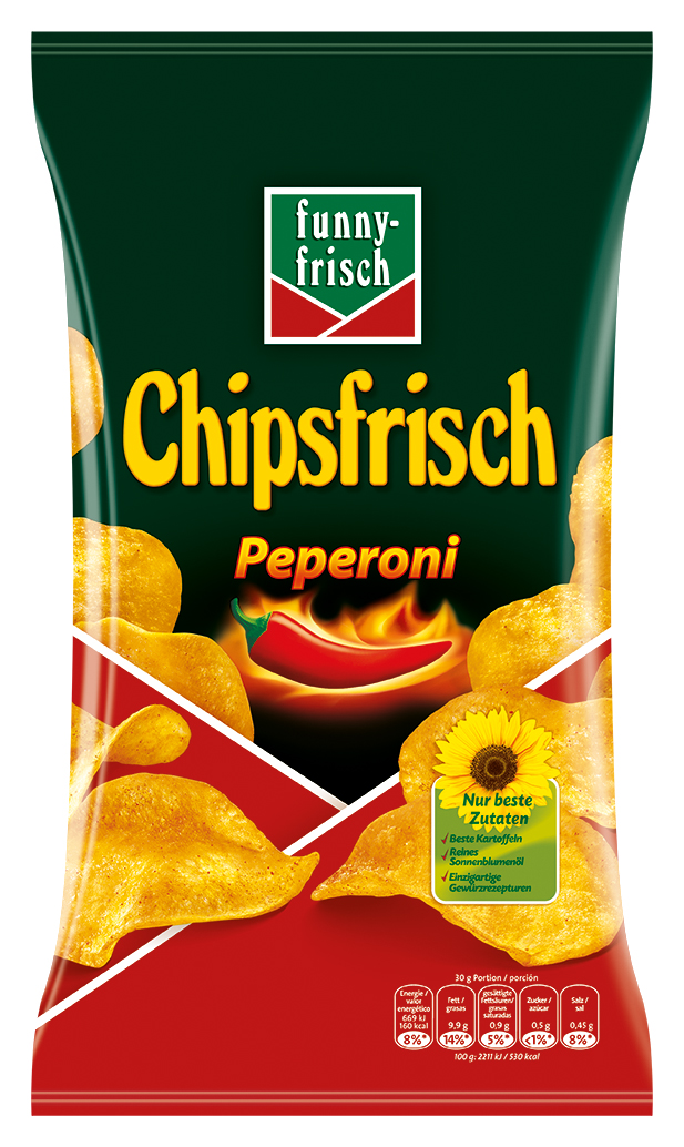 funny frisch Chipsfrisch Peperoni 150g