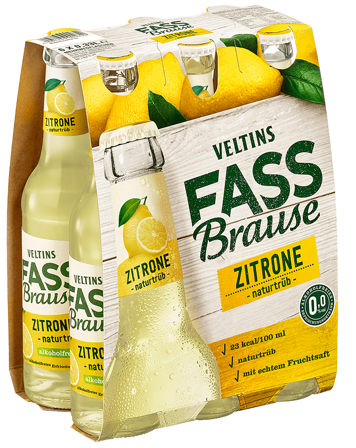 Veltins Fassbrause Zitrone 4x6x0,33l MW