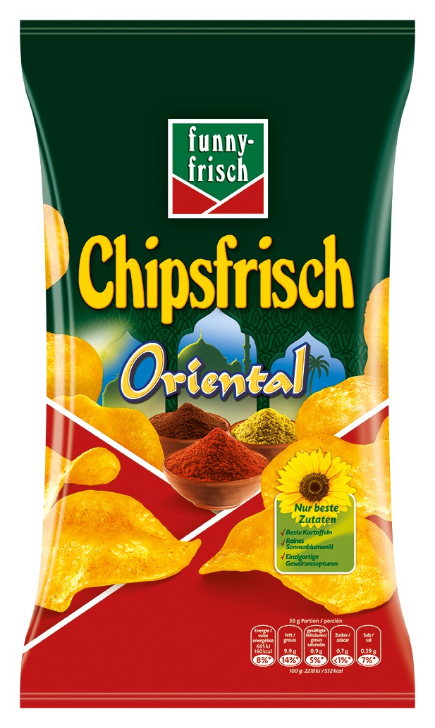 funny frisch Chipsfrisch Oriental 150g | 37590-0